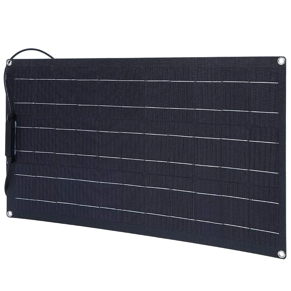 Pannello Solare Monocristallino da 50 W Dal Design Leggero | Costruzione durevole, utilizzo flessibile, applicazioni esterne