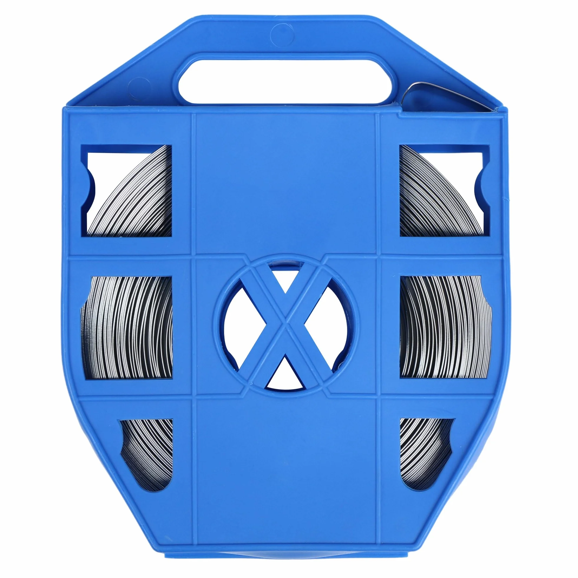 U.S. Solid reggiatrice manuale in acciaio inox 304 – Nastro professionale per pallet, 19 mm x 30 m, 100 clip di sicurezza e martello per fissaggio stabile del carico
