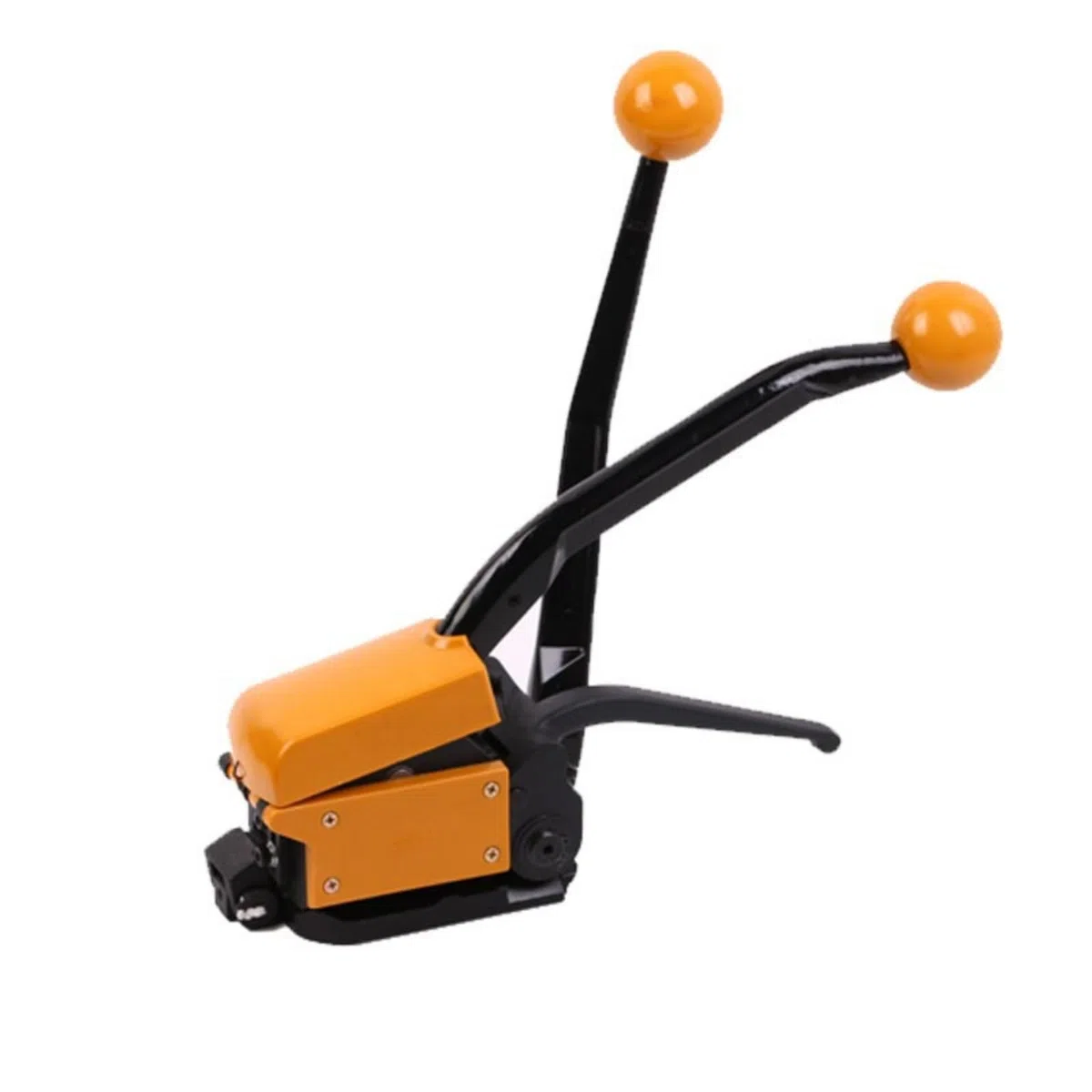 Tendicinghia Inizio Manuale Acciaio Utensile Reggiatore Pinzatore Tensionatore Senza Fermagli in Lega Durevole con Manici Lunghi Ergonomici Adatto a Imballaggio Pallet Movimentazione Carichi