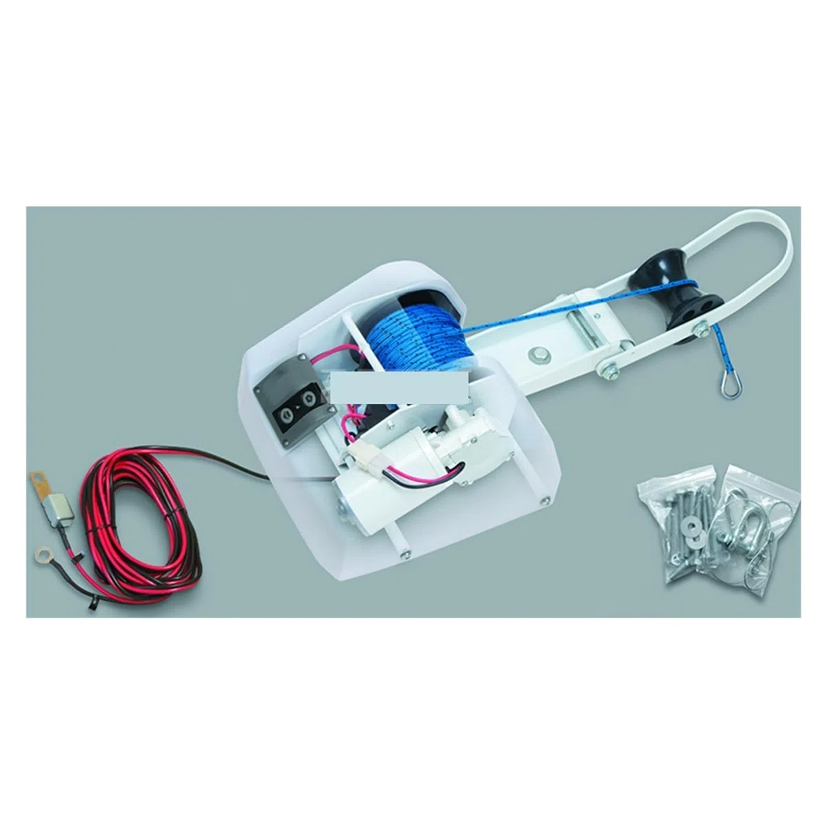 Verricello for ancora for barche 12V, salpa ancora elettrico for e yacht(Noir)
