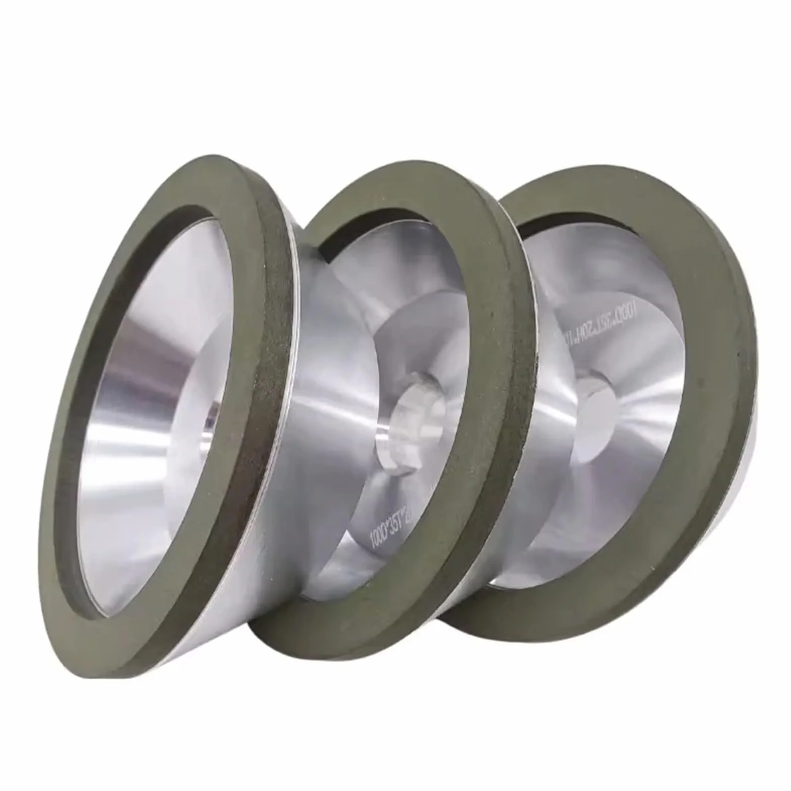 Mola diamantata a tazza svasata da 4/5 pollici for la lavorazione del legno al tungsteno metallico - 1 pcs(4inx20mmx100grit)