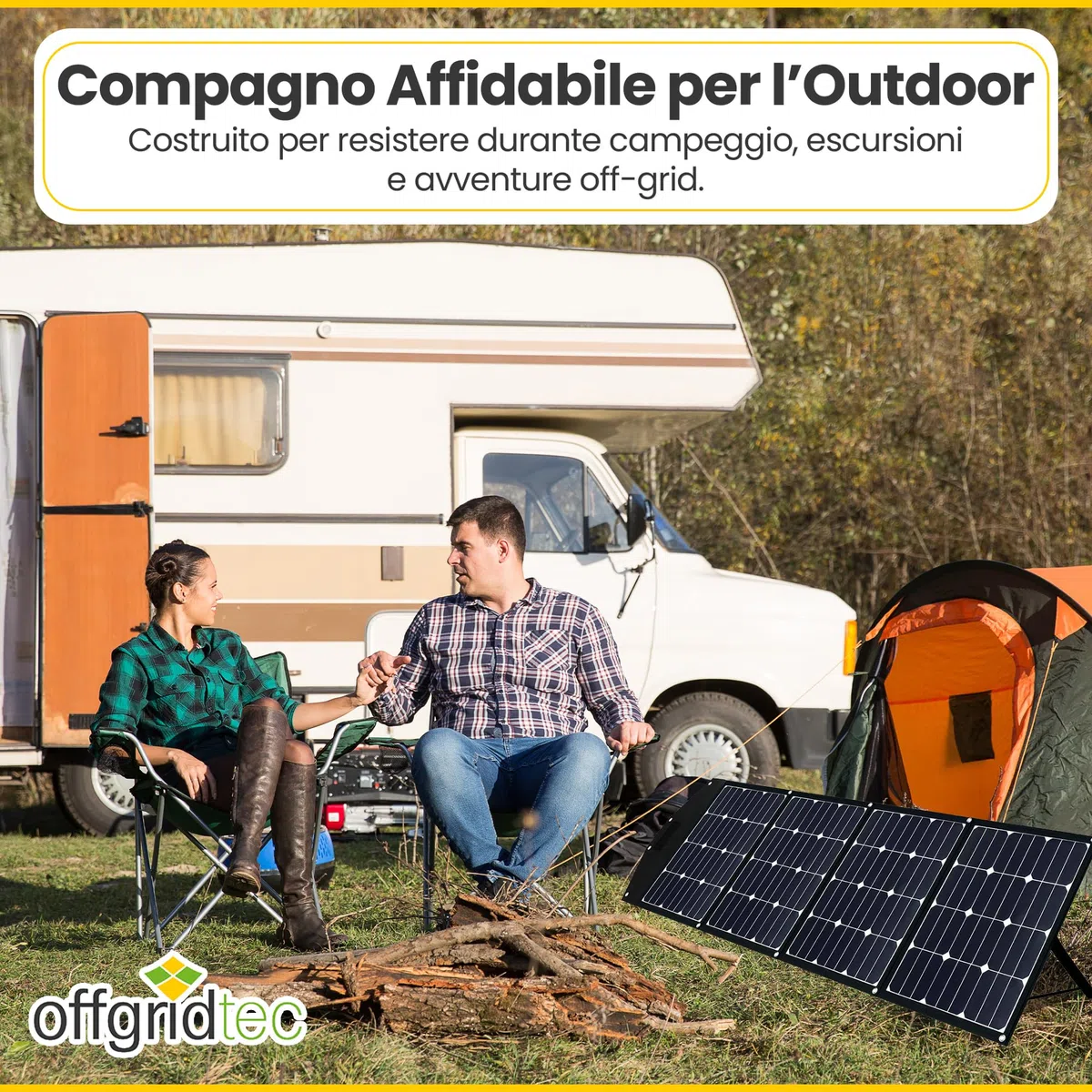 Offgridtec FSP-2 180W pannello solare pieghevole con celle Sunpower backcontact ad alta efficienza senza regolatore di carica con pratico manico per trasporto e vano per cavi. per campeggio caravan