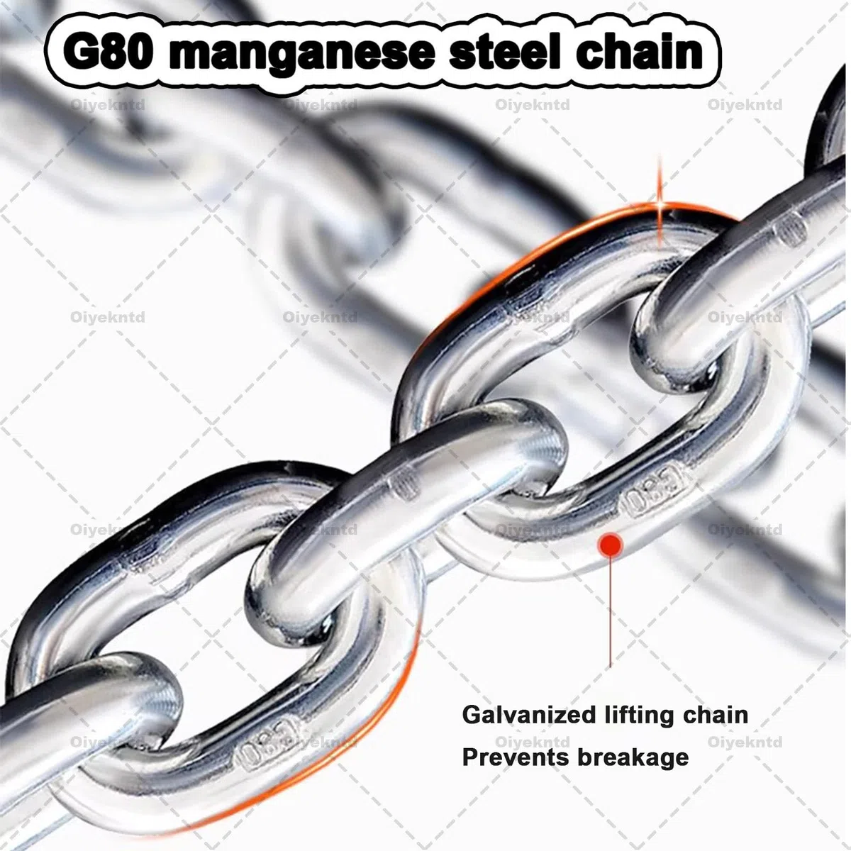 Paranco manuale a catena 1000 kg, paranco a catena portatile con ganci resistenti, struttura in acciaio industriale per sollevamento e sartiame, altezza di sollevamento 3 m