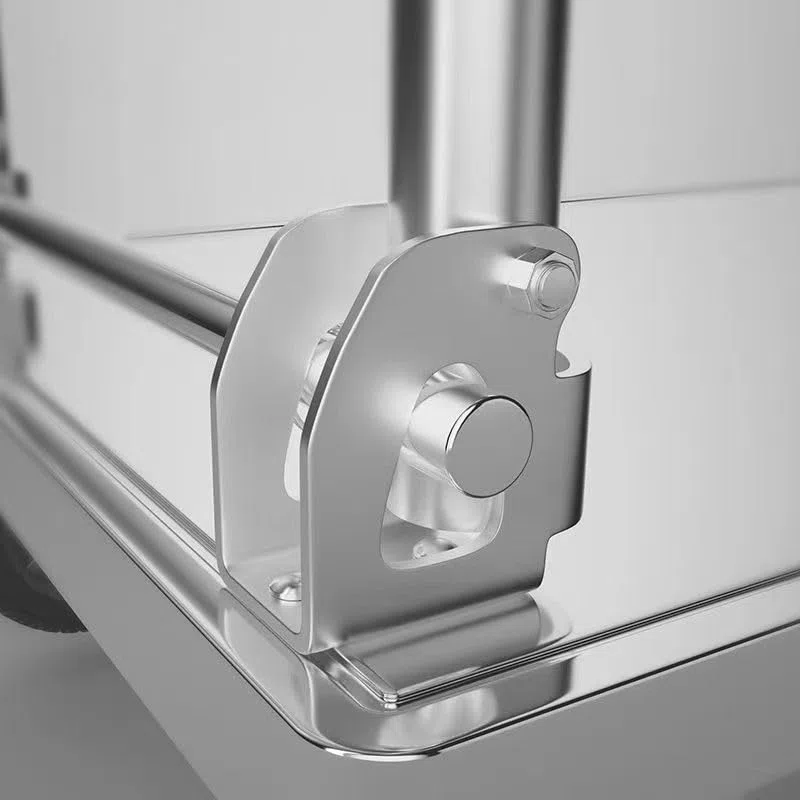 Carrello con Piattaforma in Metallo, Carrello Pieghevole Multifunzionale for Magazzino, Bagagli e trasloco Carrello Pieghevole per Magazzino